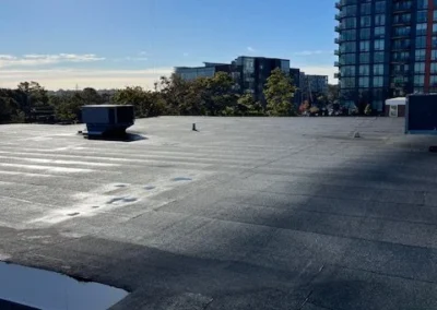 Flat asphalt roof in Halifax